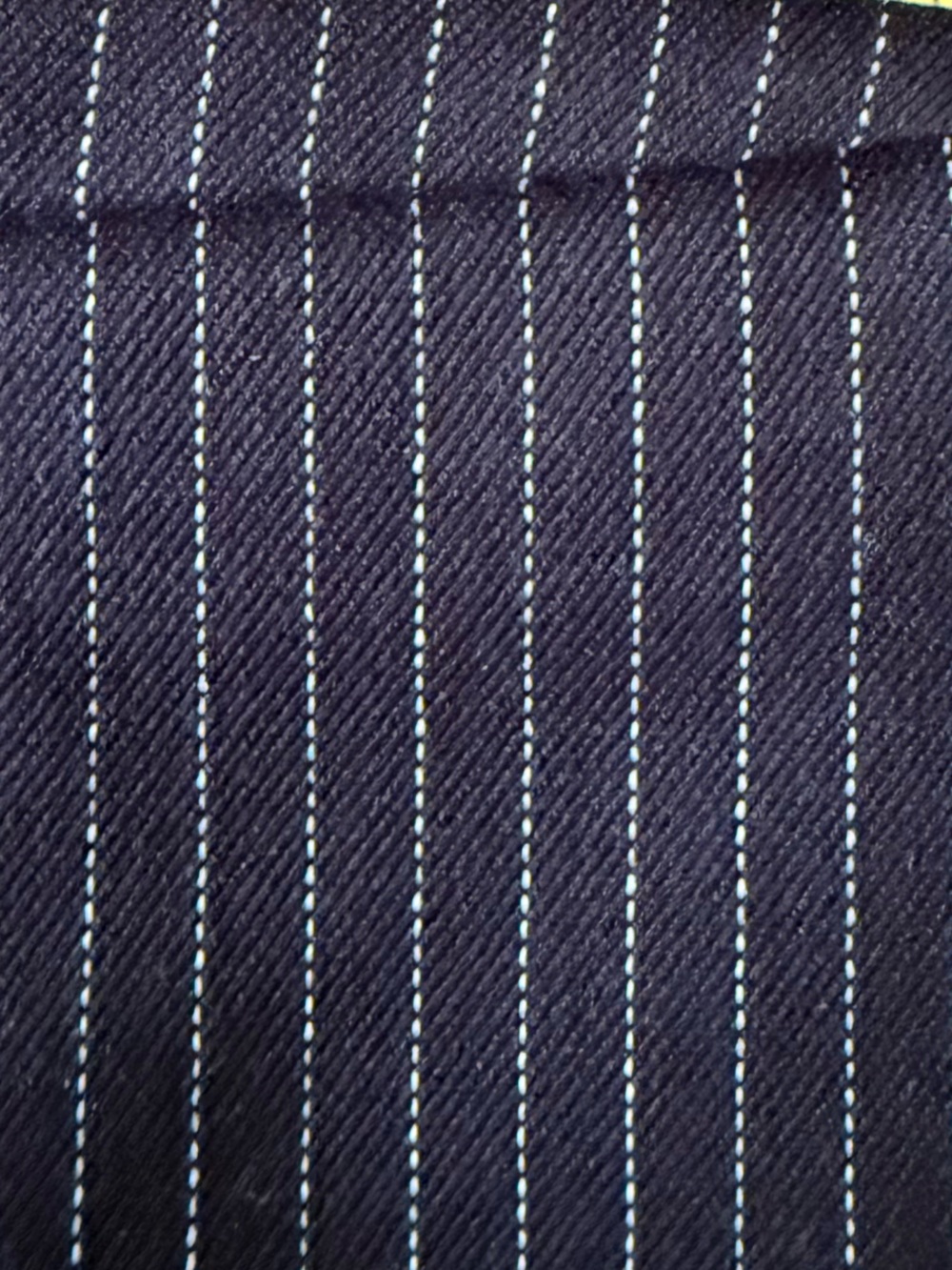 Women’s Black Pinstripe Mid Rise Straight Leg Dress Pants Trousers Size 12 P - Picture 12 of 16
